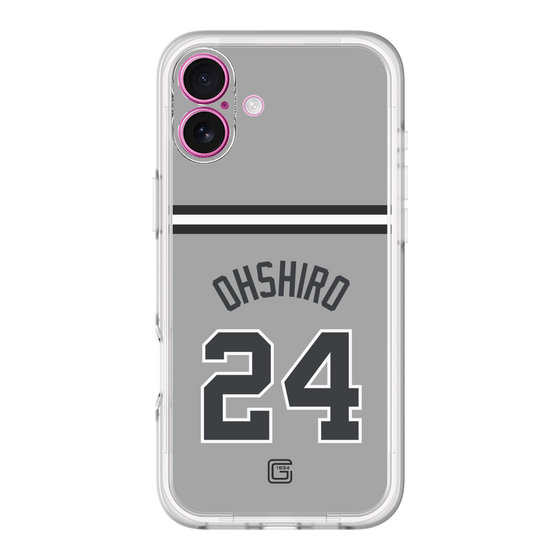 スリムプロテクションプレミアムケース［ 読売ジャイアンツ - #24 OHSHIRO - ビジター ］