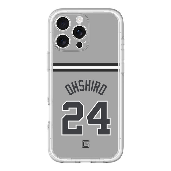スリムプロテクションプレミアムケース［ 読売ジャイアンツ - #24 OHSHIRO - ビジター ］