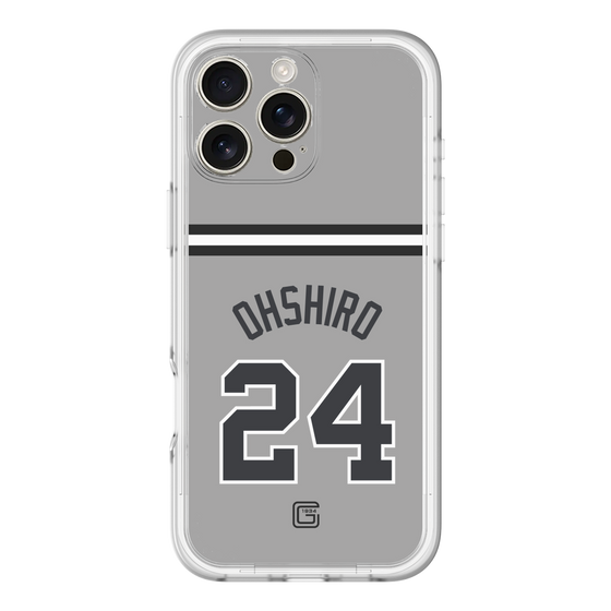 スリムプロテクションプレミアムケース［ 読売ジャイアンツ - #24 OHSHIRO - ビジター ］