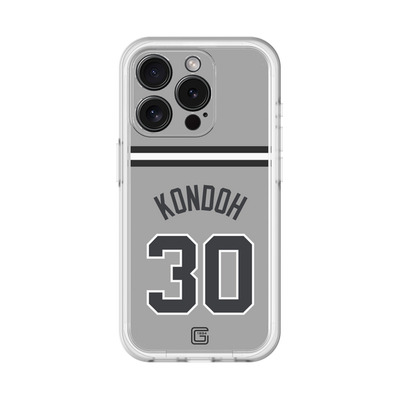 スリムプロテクションプレミアムケース［ 読売ジャイアンツ - #30 KONDOH - ビジター ］