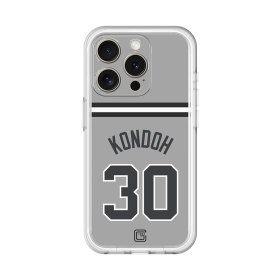 スリムプロテクションプレミアムケース［ 読売ジャイアンツ - #30 KONDOH - ビジター ］