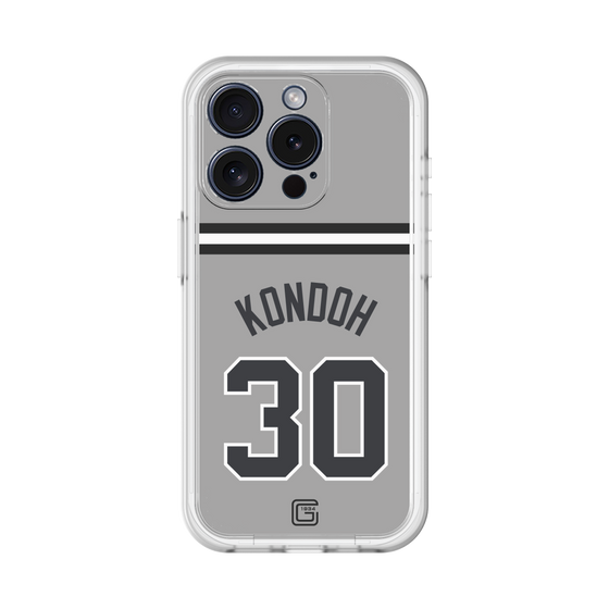 スリムプロテクションプレミアムケース［ 読売ジャイアンツ - #30 KONDOH - ビジター ］