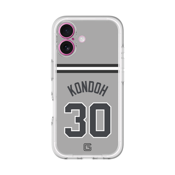 スリムプロテクションプレミアムケース［ 読売ジャイアンツ - #30 KONDOH - ビジター ］