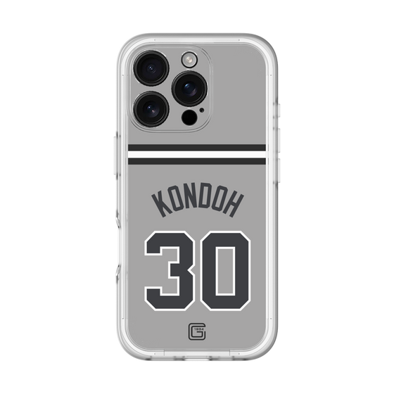 スリムプロテクションプレミアムケース［ 読売ジャイアンツ - #30 KONDOH - ビジター ］