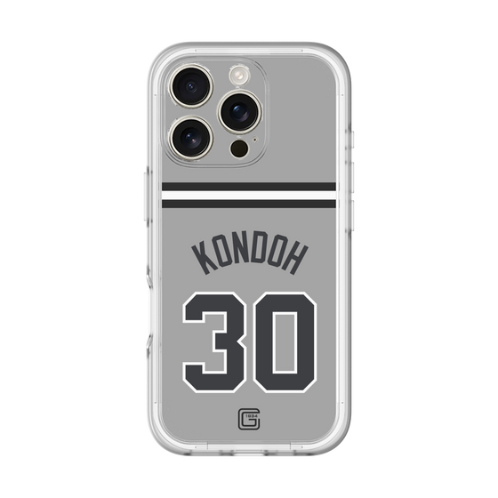 スリムプロテクションプレミアムケース［ 読売ジャイアンツ - #30 KONDOH - ビジター ］