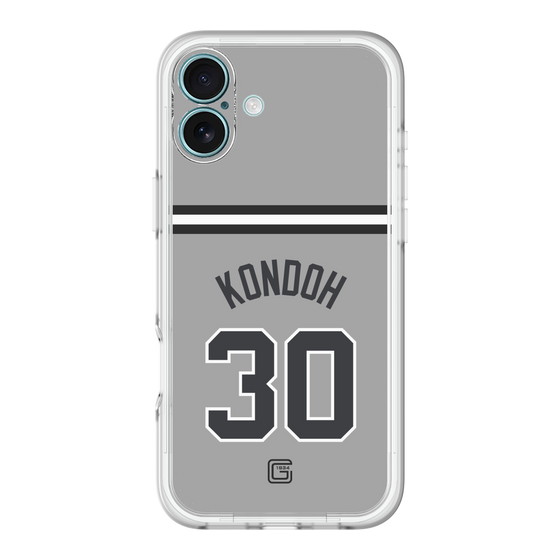 スリムプロテクションプレミアムケース［ 読売ジャイアンツ - #30 KONDOH - ビジター ］