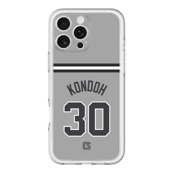 スリムプロテクションプレミアムケース［ 読売ジャイアンツ - #30 KONDOH - ビジター ］