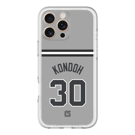 スリムプロテクションプレミアムケース［ 読売ジャイアンツ - #30 KONDOH - ビジター ］