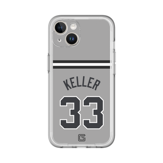 スリムプロテクションプレミアムケース［ 読売ジャイアンツ - #33 KELLER - ビジター ］