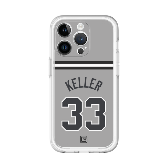 スリムプロテクションプレミアムケース［ 読売ジャイアンツ - #33 KELLER - ビジター ］