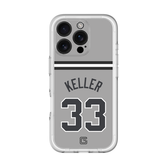 スリムプロテクションプレミアムケース［ 読売ジャイアンツ - #33 KELLER - ビジター ］