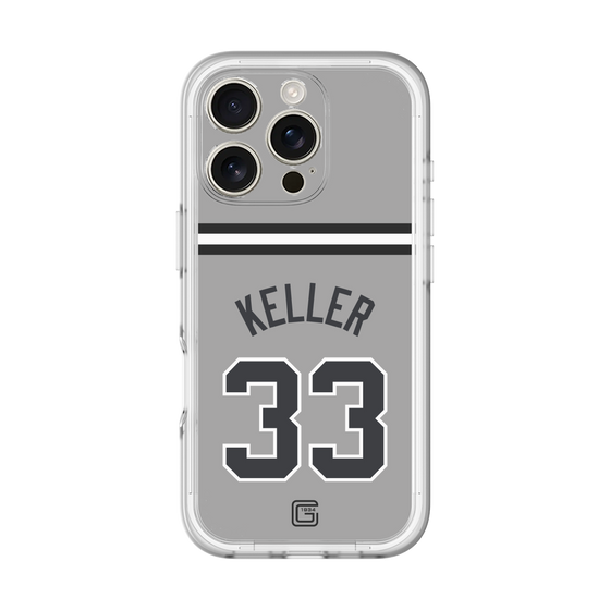 スリムプロテクションプレミアムケース［ 読売ジャイアンツ - #33 KELLER - ビジター ］