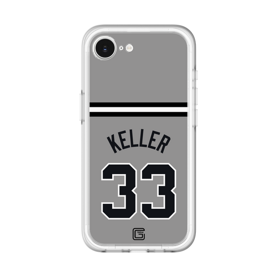 スリムプロテクションプレミアムケース［ 読売ジャイアンツ - #33 KELLER - ビジター ］