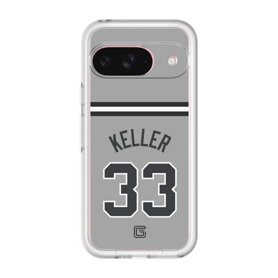 スリムプロテクションプレミアムケース［ 読売ジャイアンツ - #33 KELLER - ビジター ］