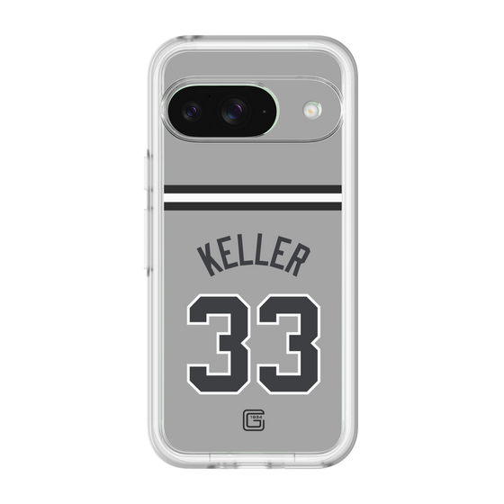 スリムプロテクションプレミアムケース［ 読売ジャイアンツ - #33 KELLER - ビジター ］