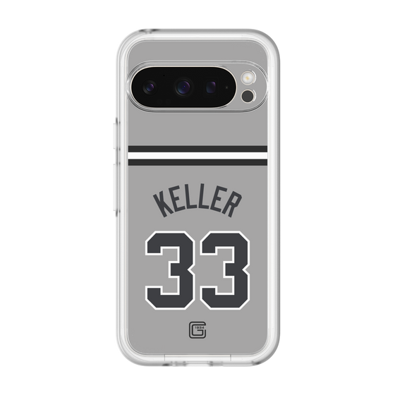 スリムプロテクションプレミアムケース［ 読売ジャイアンツ - #33 KELLER - ビジター ］