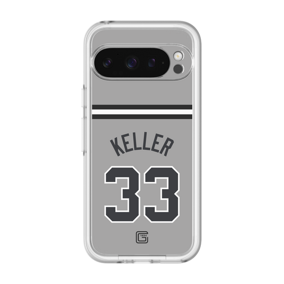 スリムプロテクションプレミアムケース［ 読売ジャイアンツ - #33 KELLER - ビジター ］