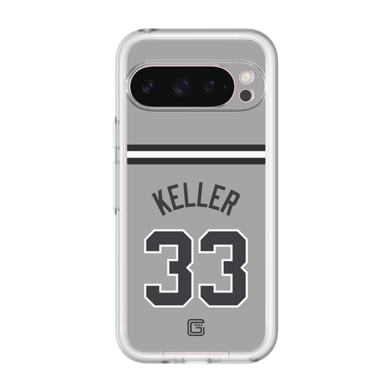 スリムプロテクションプレミアムケース［ 読売ジャイアンツ - #33 KELLER - ビジター ］
