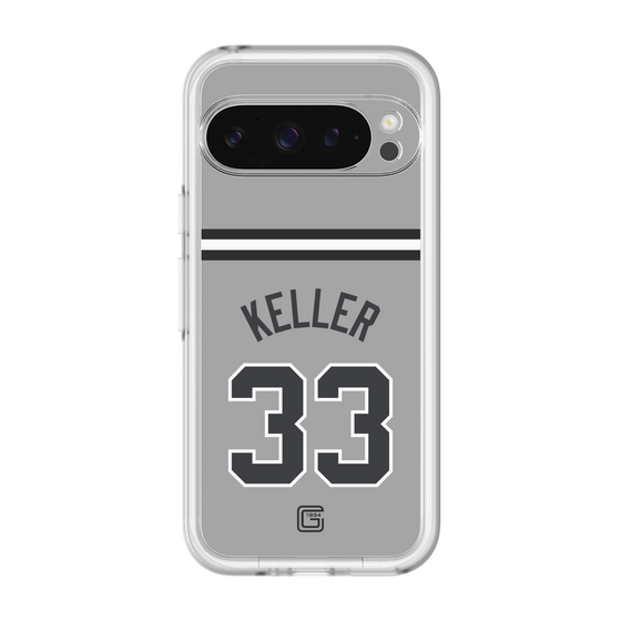 スリムプロテクションプレミアムケース［ 読売ジャイアンツ - #33 KELLER - ビジター ］