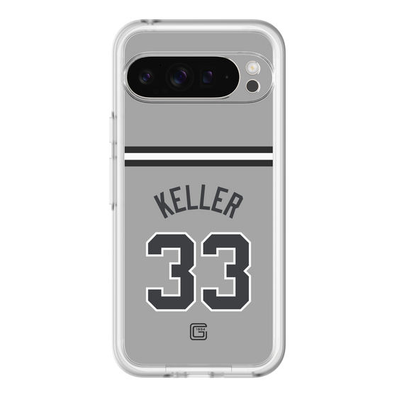 スリムプロテクションプレミアムケース［ 読売ジャイアンツ - #33 KELLER - ビジター ］