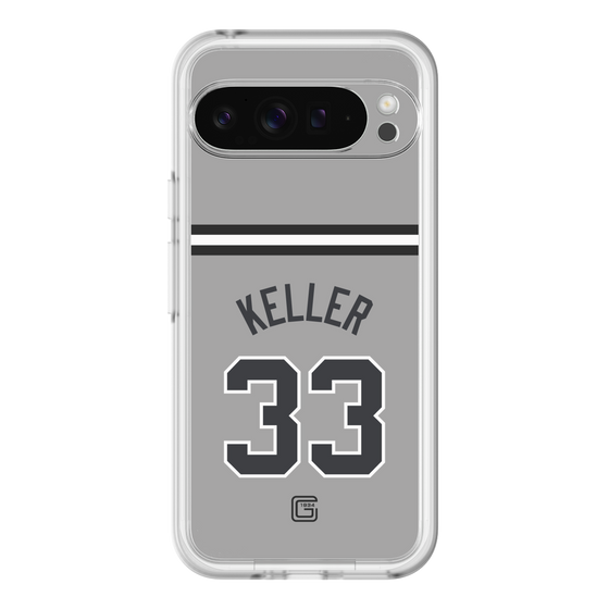 スリムプロテクションプレミアムケース［ 読売ジャイアンツ - #33 KELLER - ビジター ］