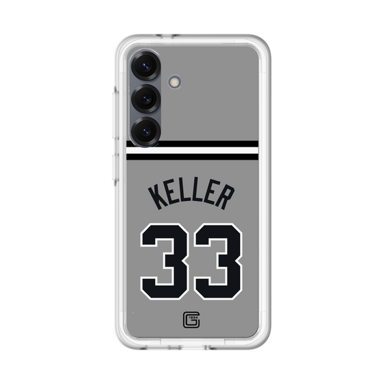 スリムプロテクションプレミアムケース［ 読売ジャイアンツ - #33 KELLER - ビジター ］