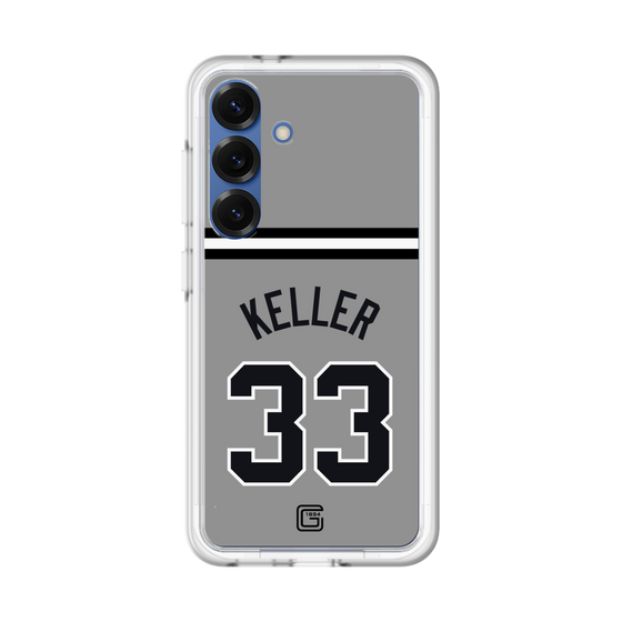 スリムプロテクションプレミアムケース［ 読売ジャイアンツ - #33 KELLER - ビジター ］