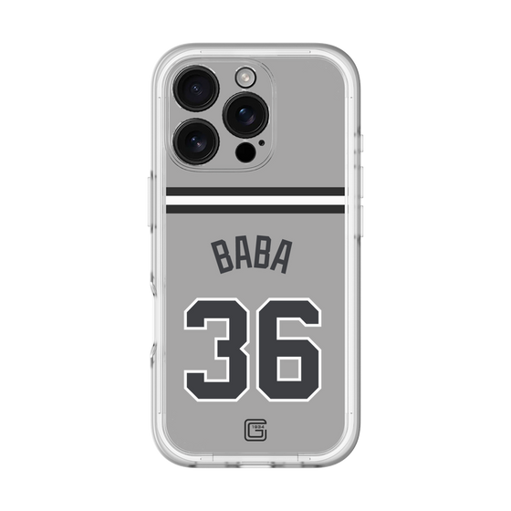 スリムプロテクションプレミアムケース［ 読売ジャイアンツ - #36 BABA - ビジター ］