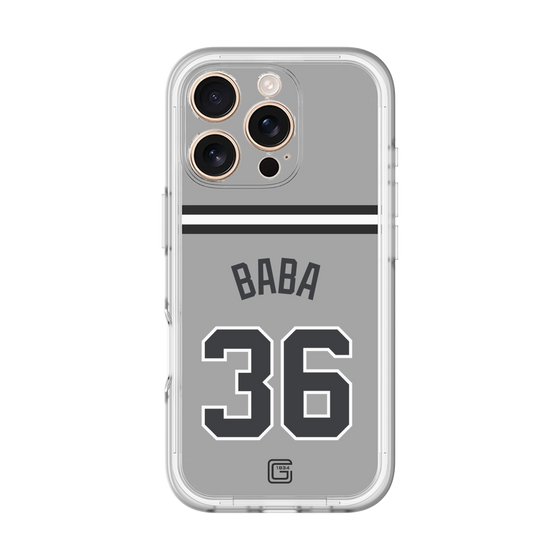 スリムプロテクションプレミアムケース［ 読売ジャイアンツ - #36 BABA - ビジター ］