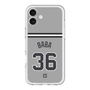 スリムプロテクションプレミアムケース［ 読売ジャイアンツ - #36 BABA - ビジター ］