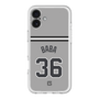 スリムプロテクションプレミアムケース［ 読売ジャイアンツ - #36 BABA - ビジター ］