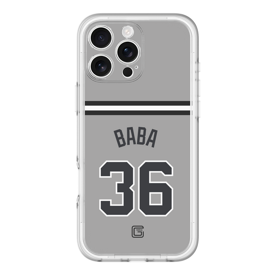 スリムプロテクションプレミアムケース［ 読売ジャイアンツ - #36 BABA - ビジター ］