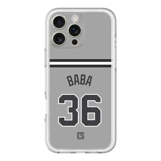 スリムプロテクションプレミアムケース［ 読売ジャイアンツ - #36 BABA - ビジター ］