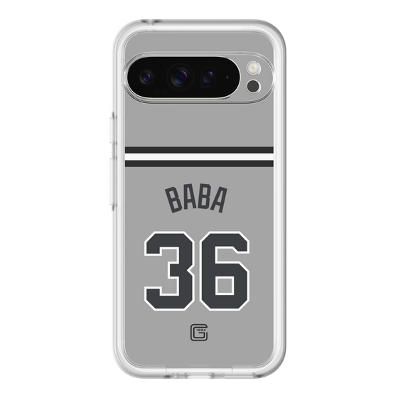 スリムプロテクションプレミアムケース［ 読売ジャイアンツ - #36 BABA - ビジター ］