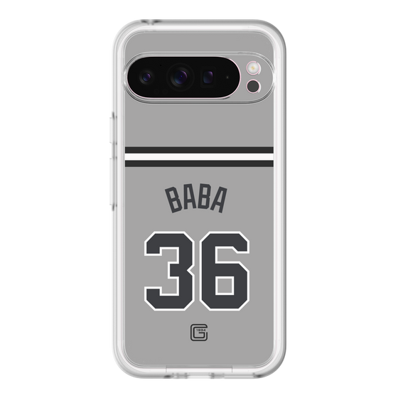 スリムプロテクションプレミアムケース［ 読売ジャイアンツ - #36 BABA - ビジター ］