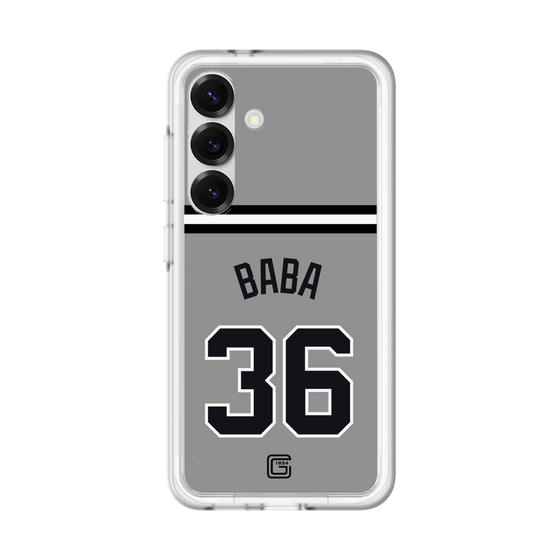 スリムプロテクションプレミアムケース［ 読売ジャイアンツ - #36 BABA - ビジター ］