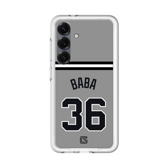 スリムプロテクションプレミアムケース［ 読売ジャイアンツ - #36 BABA - ビジター ］