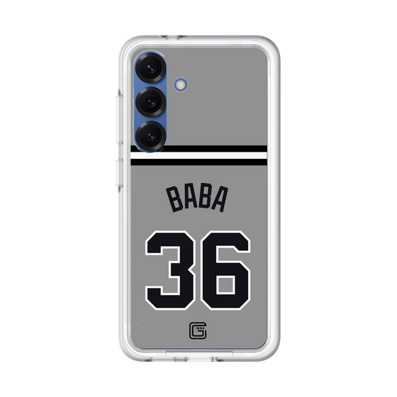 スリムプロテクションプレミアムケース［ 読売ジャイアンツ - #36 BABA - ビジター ］