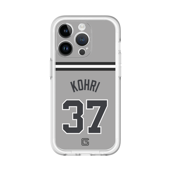 スリムプロテクションプレミアムケース［ 読売ジャイアンツ - #37 KOHRI - ビジター ］