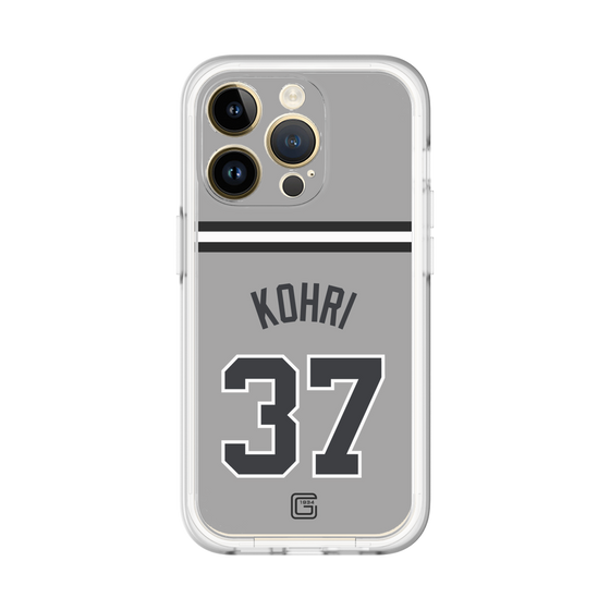 スリムプロテクションプレミアムケース［ 読売ジャイアンツ - #37 KOHRI - ビジター ］