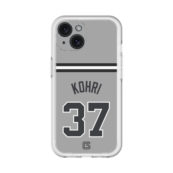 スリムプロテクションプレミアムケース［ 読売ジャイアンツ - #37 KOHRI - ビジター ］