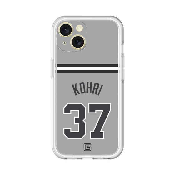 スリムプロテクションプレミアムケース［ 読売ジャイアンツ - #37 KOHRI - ビジター ］