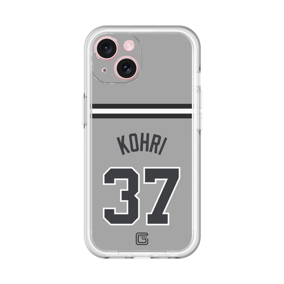 スリムプロテクションプレミアムケース［ 読売ジャイアンツ - #37 KOHRI - ビジター ］