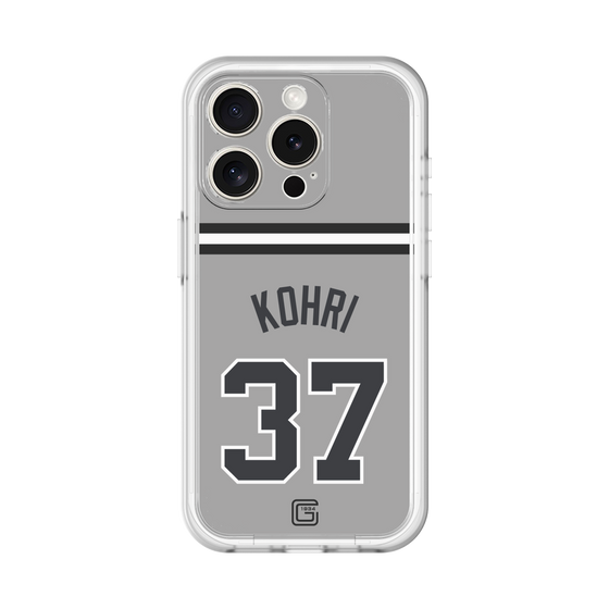 スリムプロテクションプレミアムケース［ 読売ジャイアンツ - #37 KOHRI - ビジター ］