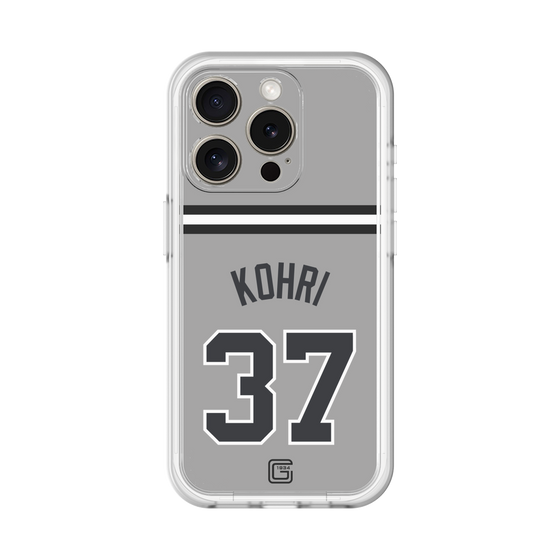 スリムプロテクションプレミアムケース［ 読売ジャイアンツ - #37 KOHRI - ビジター ］