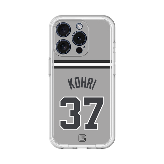 スリムプロテクションプレミアムケース［ 読売ジャイアンツ - #37 KOHRI - ビジター ］