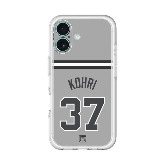 スリムプロテクションプレミアムケース［ 読売ジャイアンツ - #37 KOHRI - ビジター ］