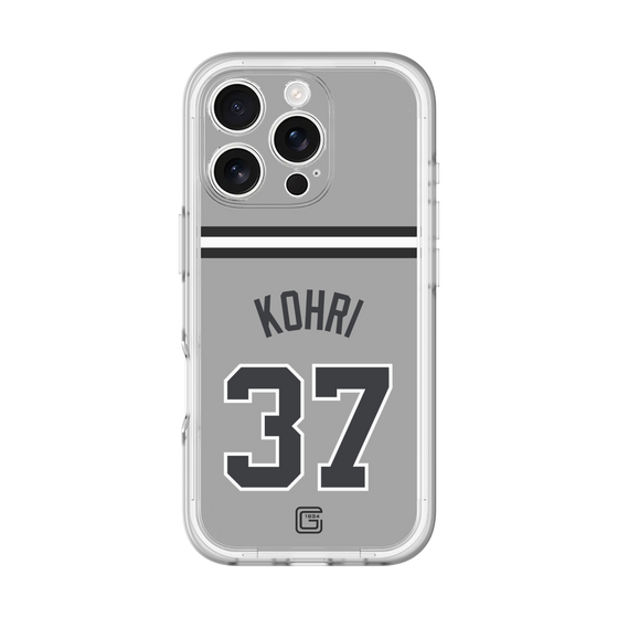 スリムプロテクションプレミアムケース［ 読売ジャイアンツ - #37 KOHRI - ビジター ］