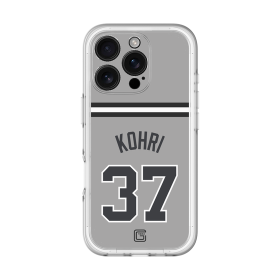 スリムプロテクションプレミアムケース［ 読売ジャイアンツ - #37 KOHRI - ビジター ］