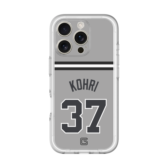 スリムプロテクションプレミアムケース［ 読売ジャイアンツ - #37 KOHRI - ビジター ］
